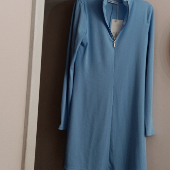 ZARA Blue Dress -New With Tags - Picture 4 of 4
